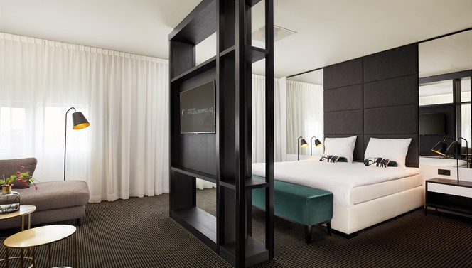 Presidental Suite overzicht bed